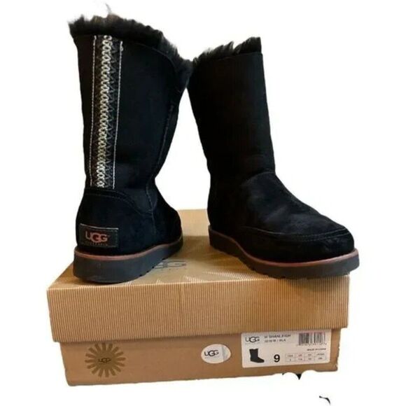 🆕 UGG Women’s Shanleigh Black size 9 - Picture 1 of 10